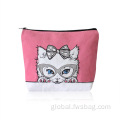 Womens Makeup Bag Europe Classic Shoulder Girls Kids Cotton Makeup Pouch Supplier